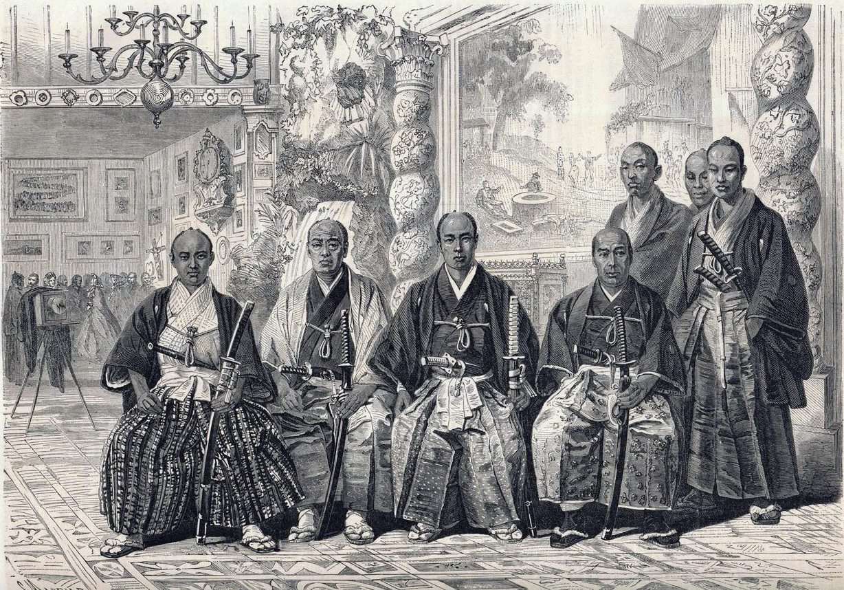 Samouraï en hakama traditionnel
