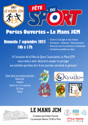 Fête du sport : portes ouvertes Le Mans JCM